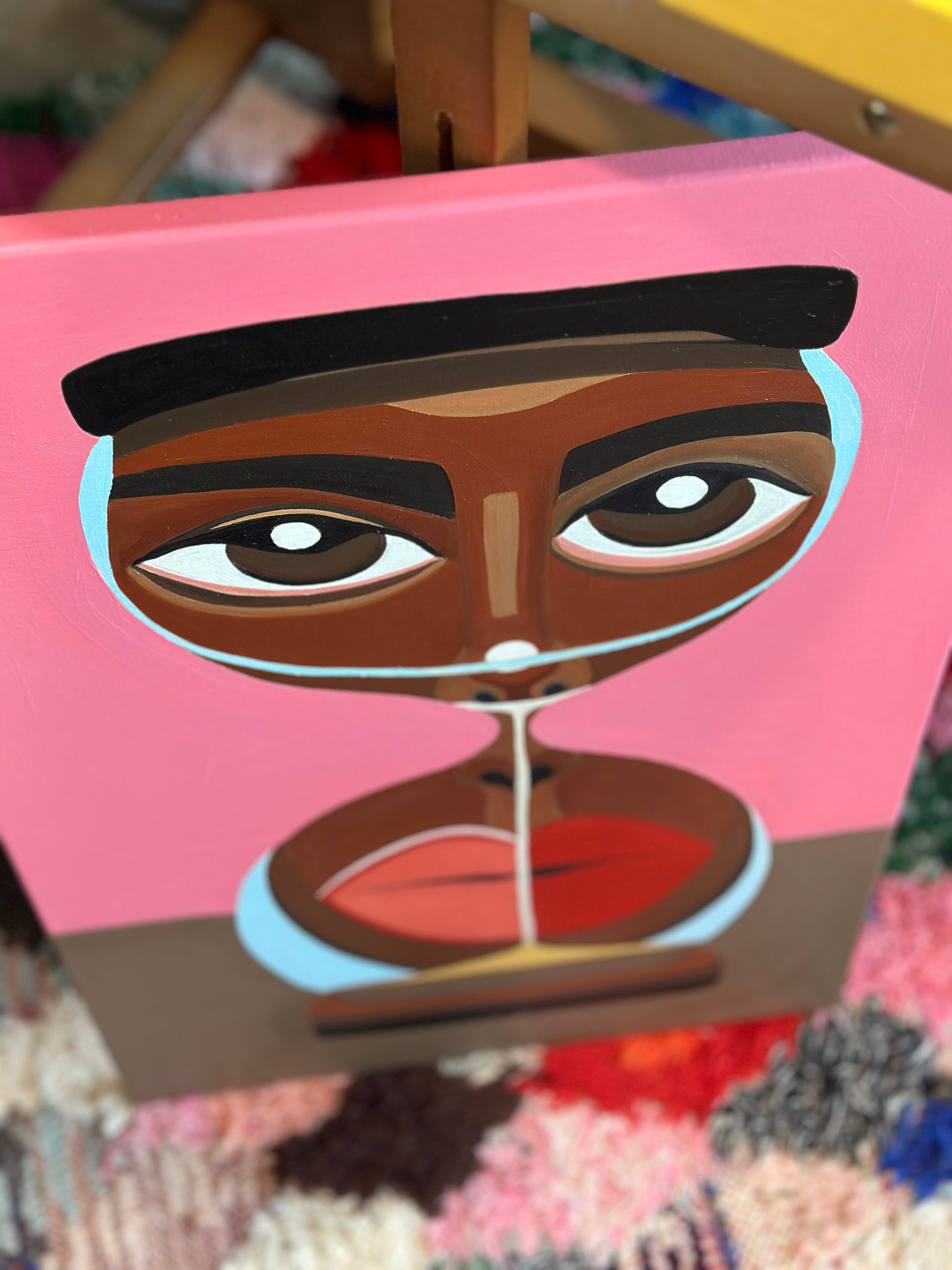 Imprisoned in the hourglass | Original Oil Painting