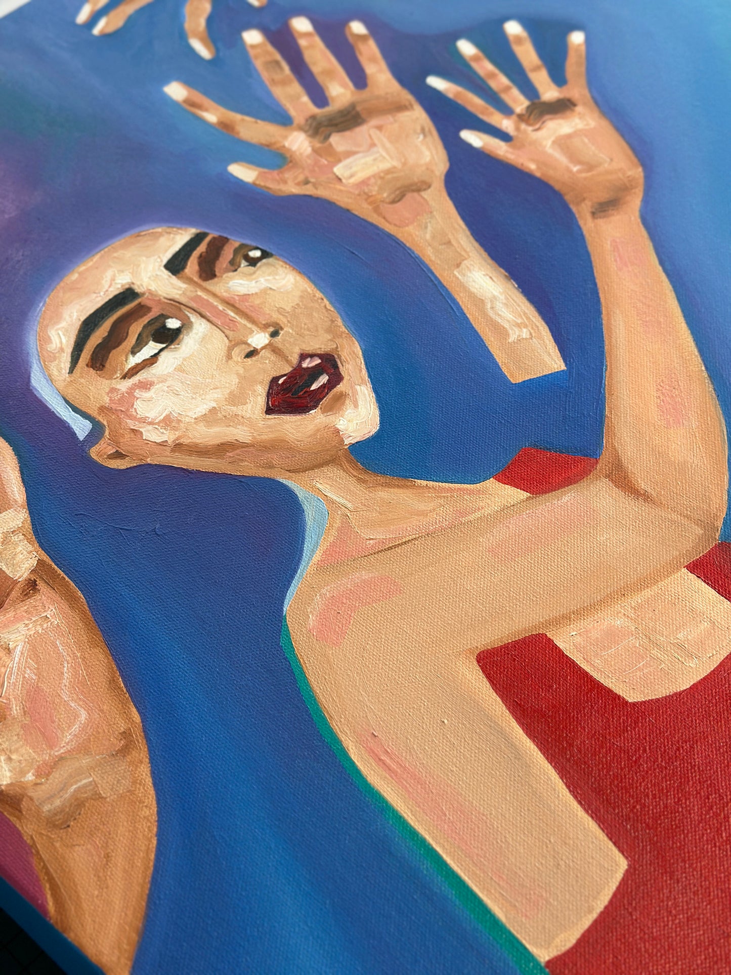 Handout Or Heist? | Original Oil Painting