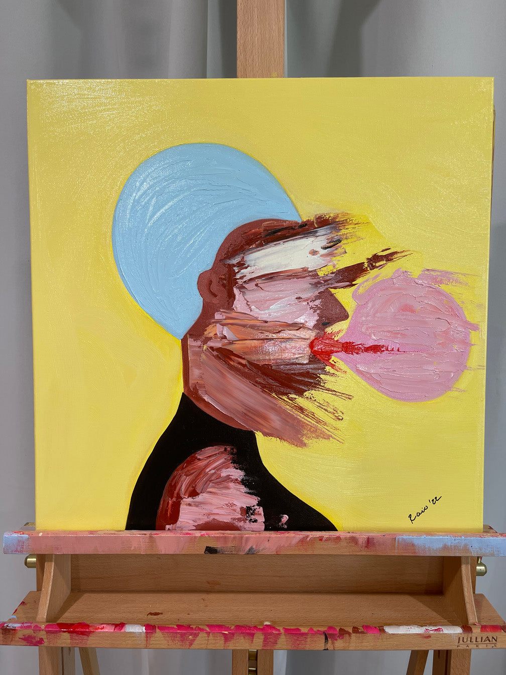 (SOLD) Bubblegum | Original Oil Painting