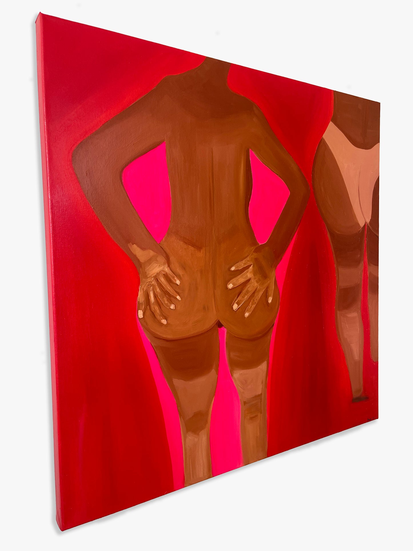 The Ass Is Always Greener | Original Oil Painting