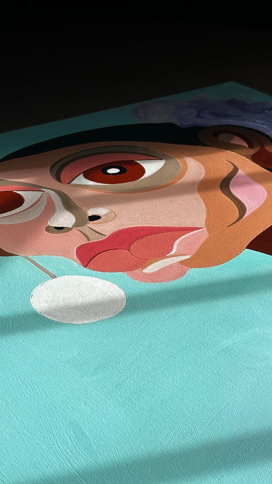 Girl with the Oyster Earring| Original Oil Painting | 2025