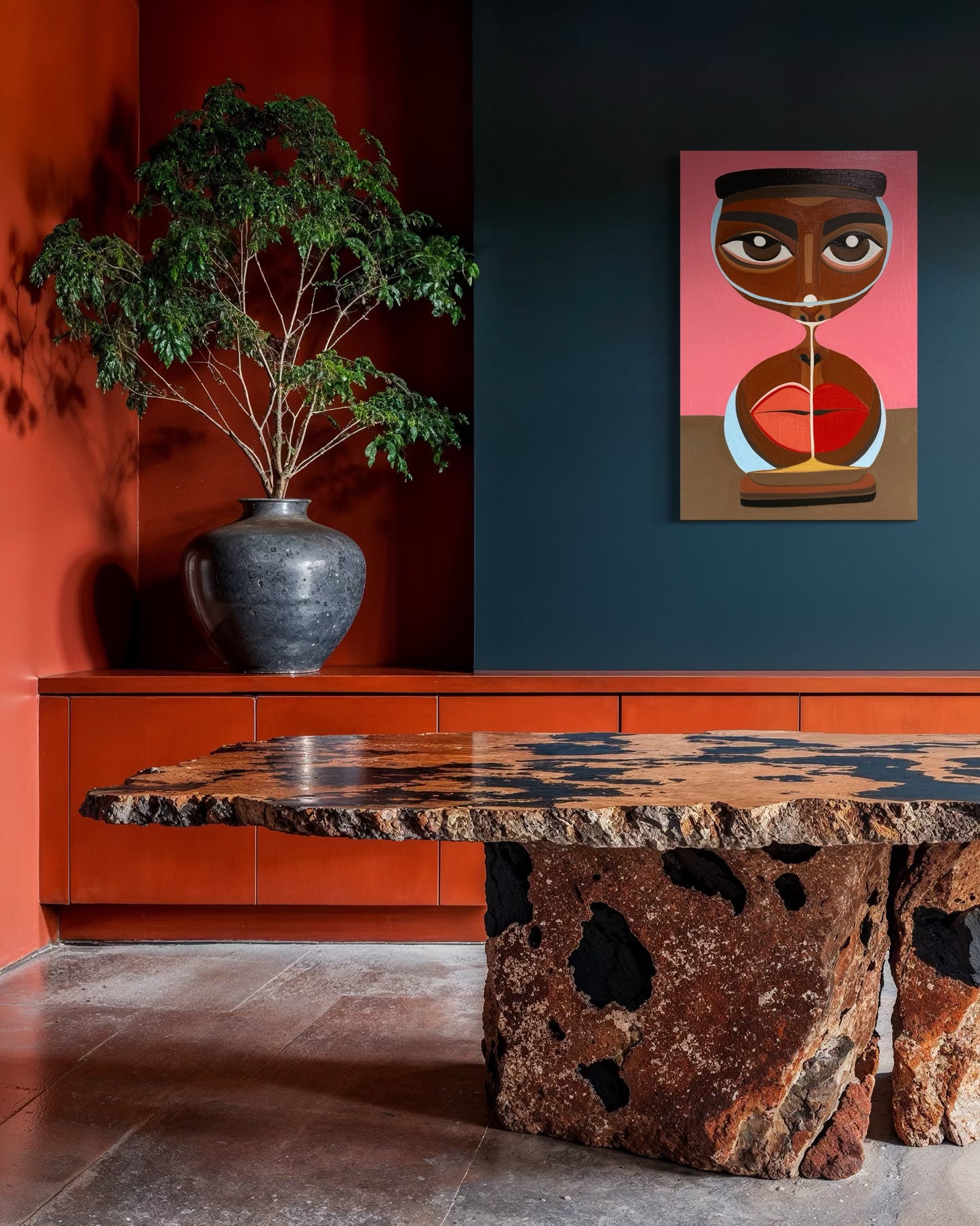 Imprisoned in the hourglass | Original Oil Painting