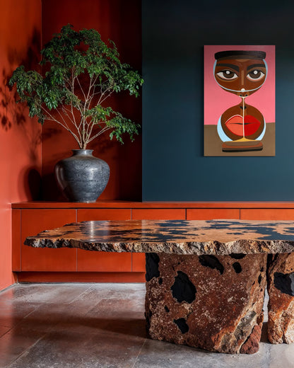 Imprisoned in the hourglass | Original Oil Painting