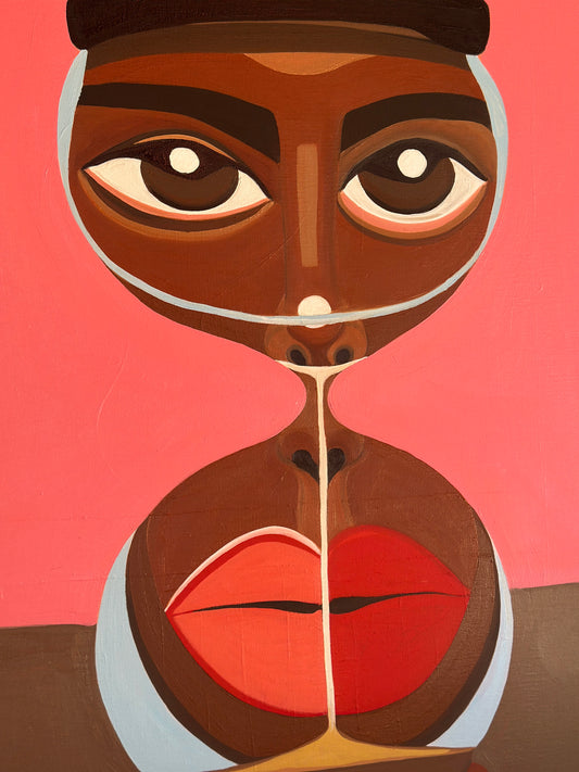 Imprisoned in the hourglass | Original Oil Painting