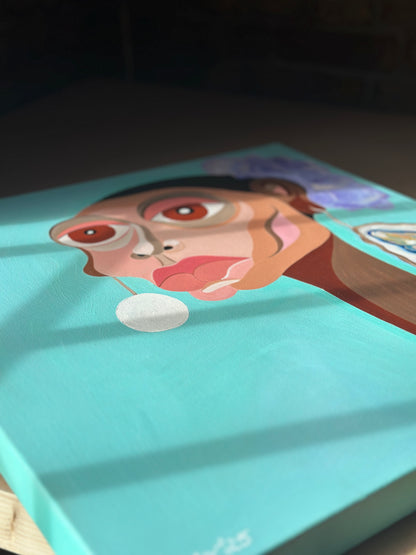 Girl with the Oyster Earring| Original Oil Painting | 2025