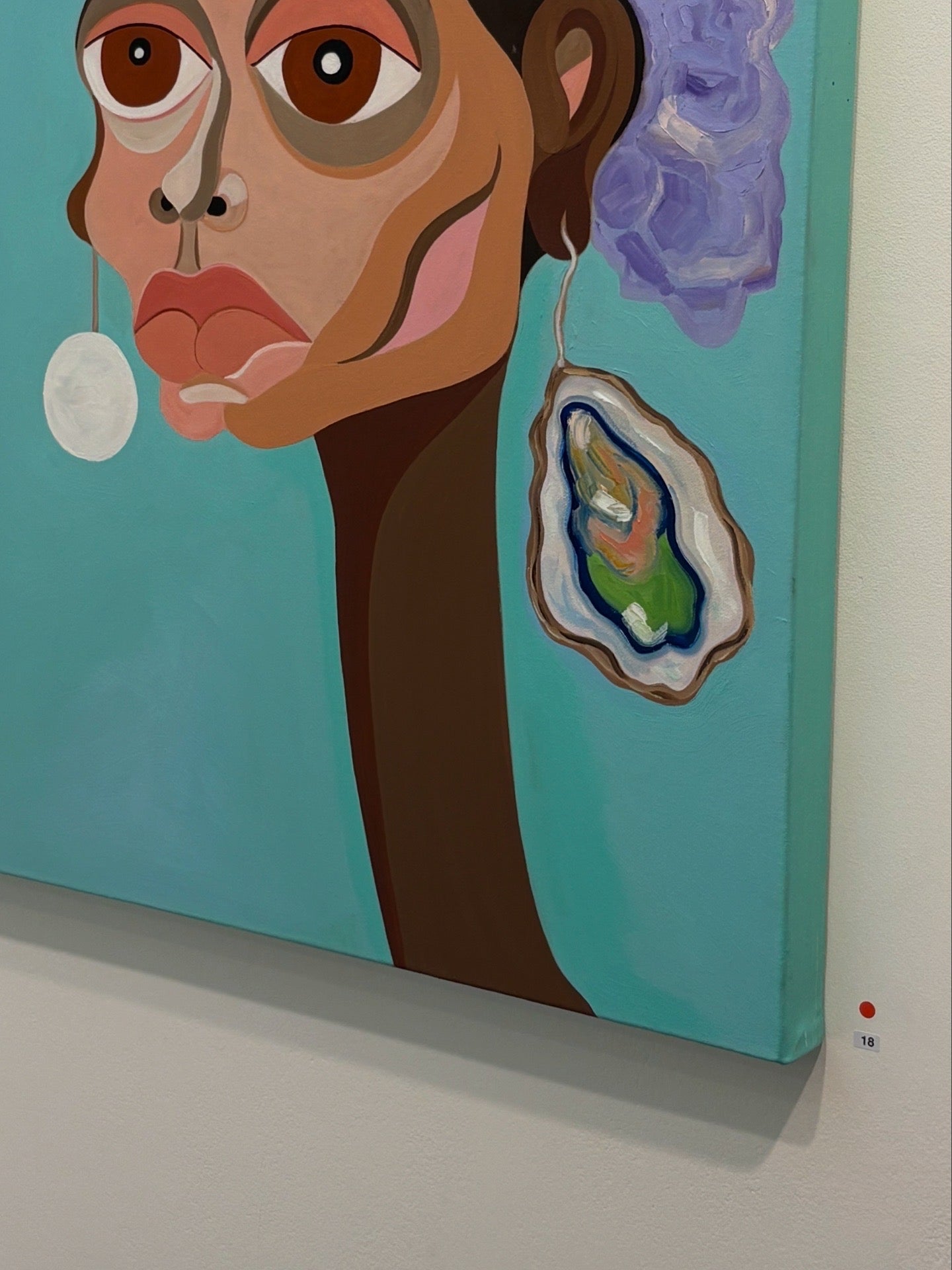 Girl with the Oyster Earring| Original Oil Painting | 2025