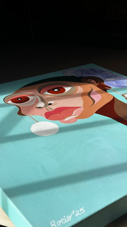 Girl with the Oyster Earring| Original Oil Painting | 2025