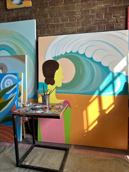 Ocean Scape No.2 | Original Oil Painting | 2024