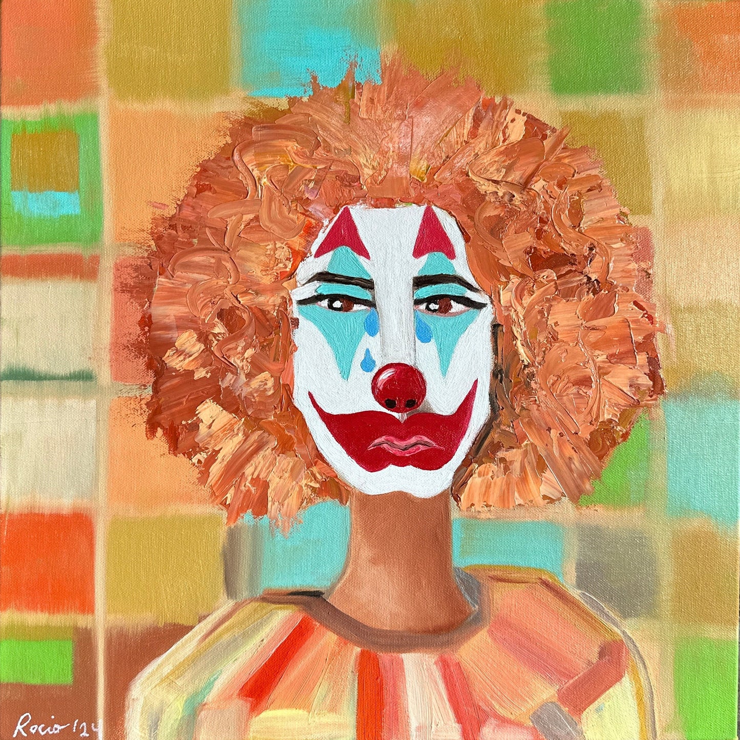 The Fickle Fool| Original Oil Painting