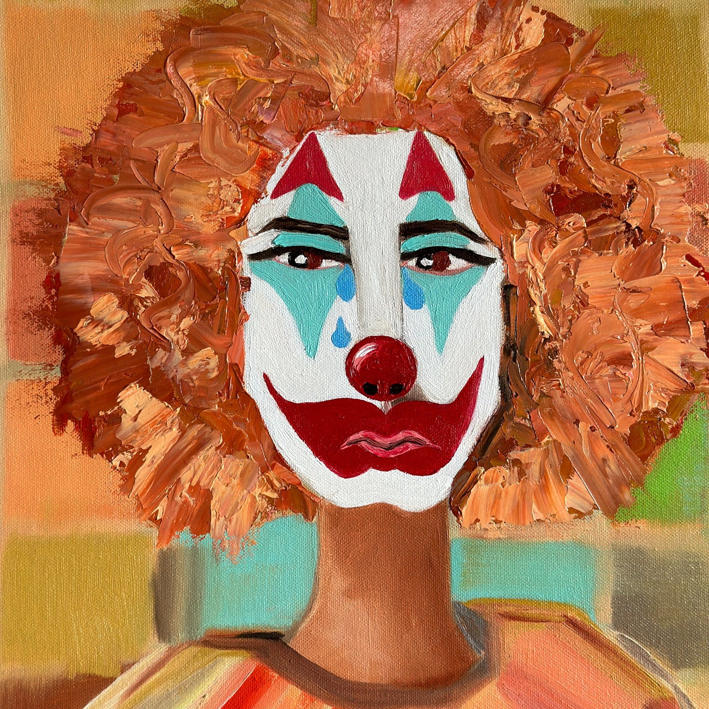 The Fickle Fool| Original Oil Painting